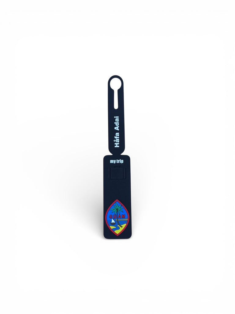 Guam Luggage Tag-Black
