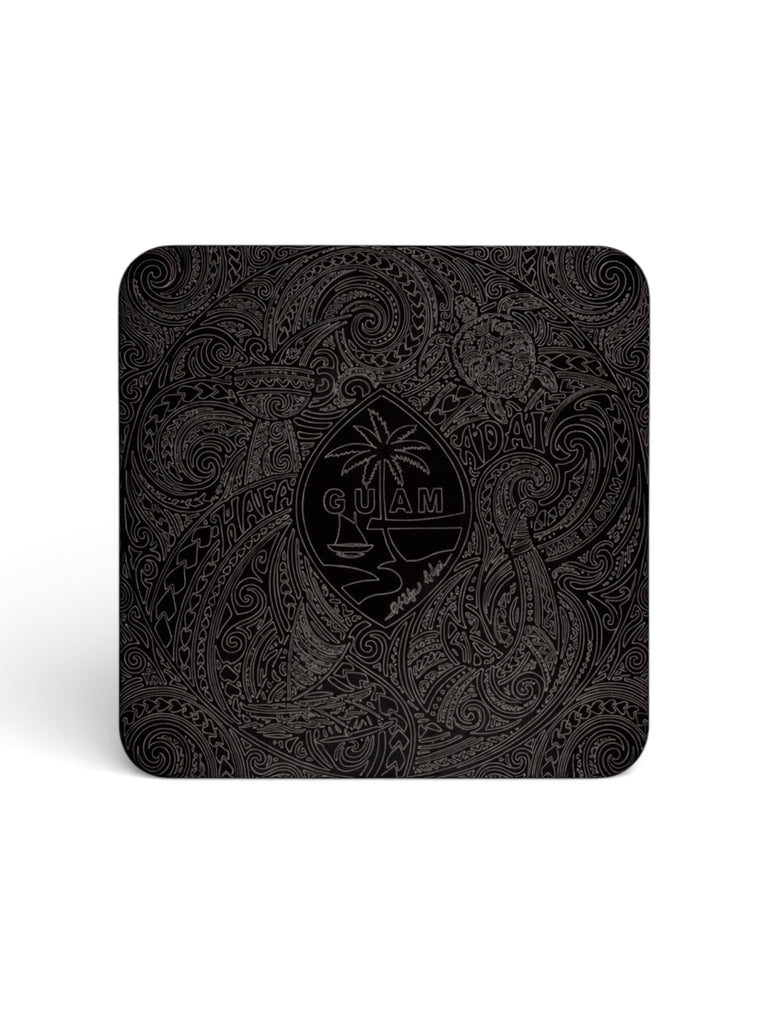 Guam Pacific Engraved Coaster-Square