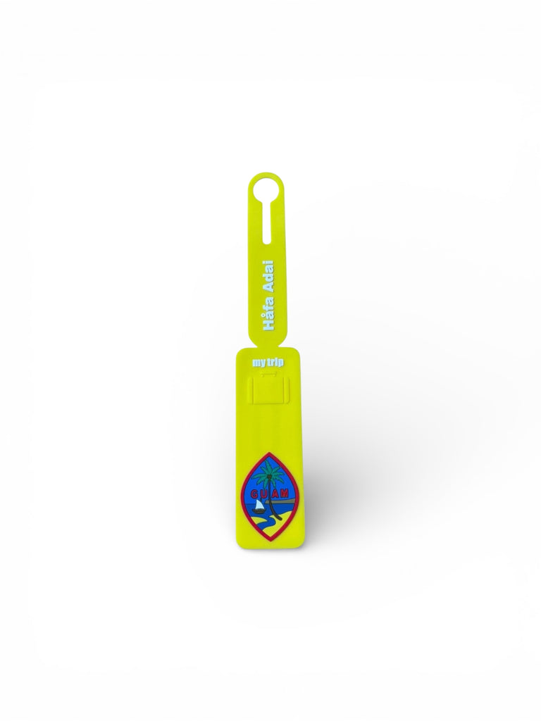 Guam Luggage Tag-Yellow