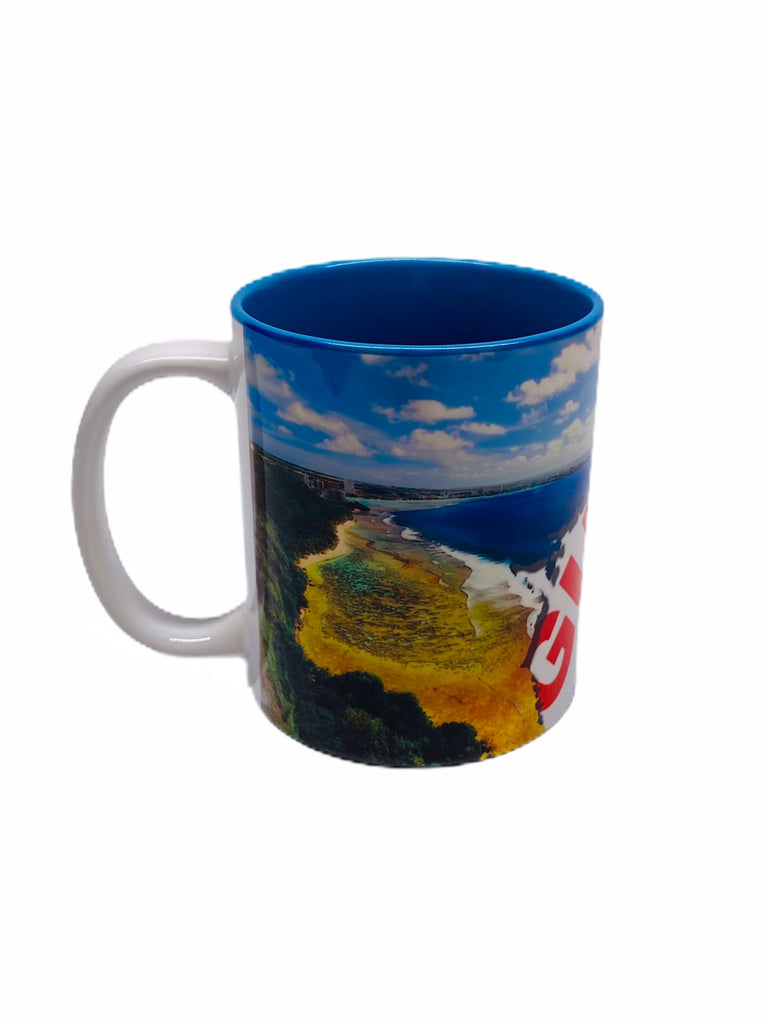 Beach Island Bear Rock Guam Mugs