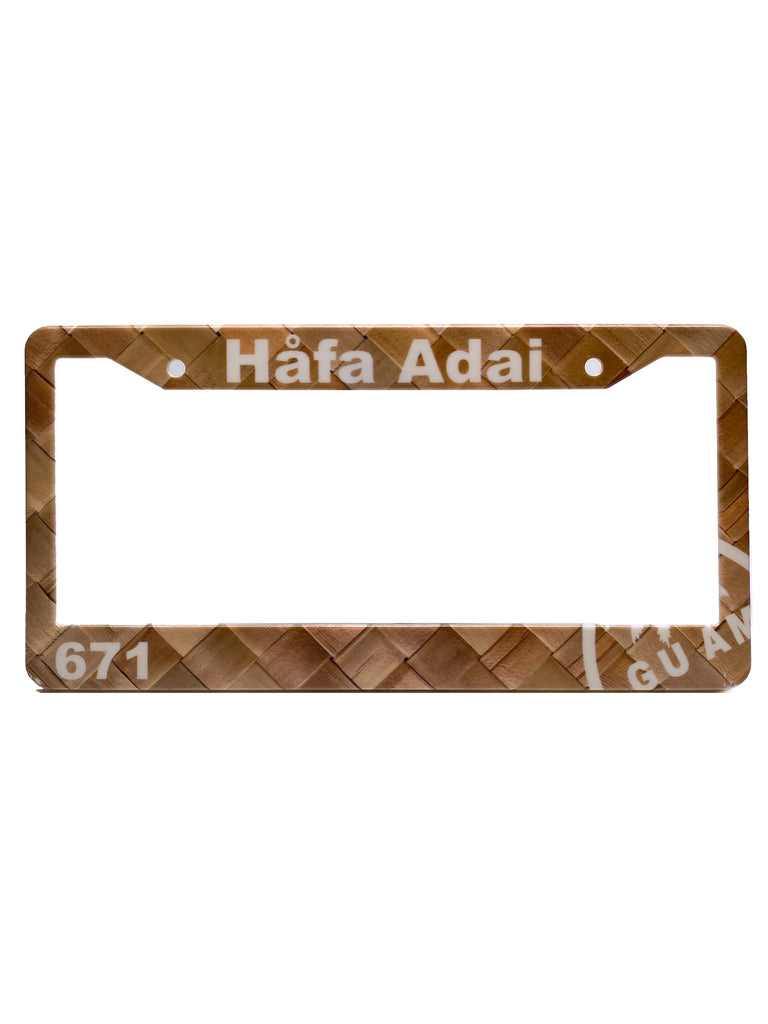 Woven License Plate Frame