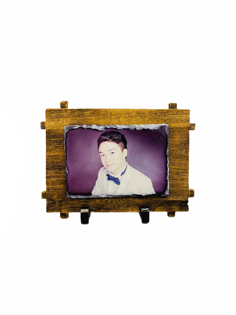 Wood Painting Stone